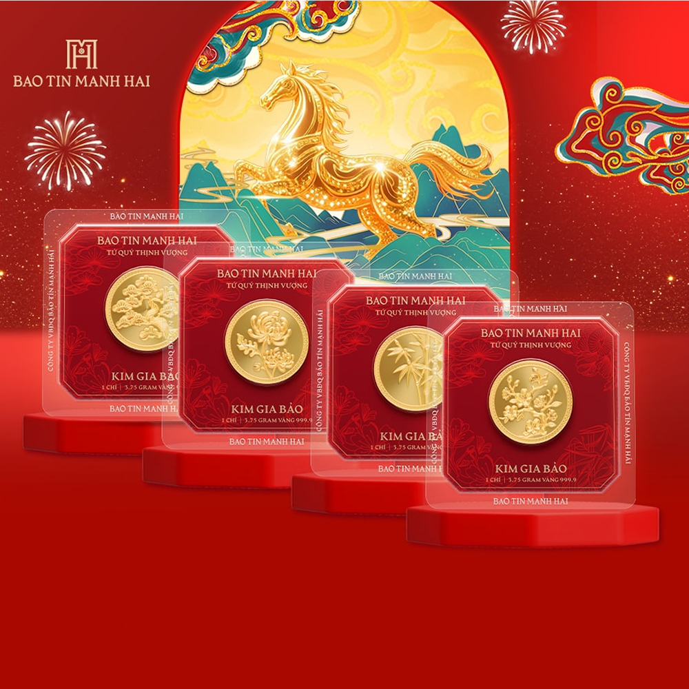 ⁠Kim Gia Bảo Tứ Quý Thịnh Vượng